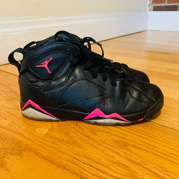 Nike Other - Nike Air Jordan 7 Retro GG Black/Hyper Pink Youth Size 7 442960-018
